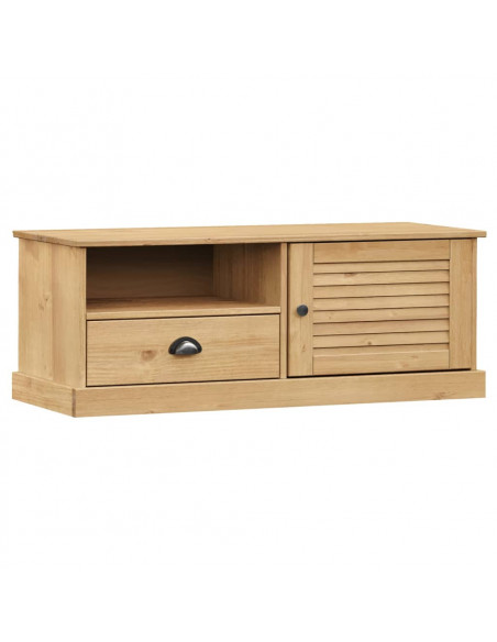 Mobile Porta TV VIGO 106x40x40 cm in Legno Massello di Pino