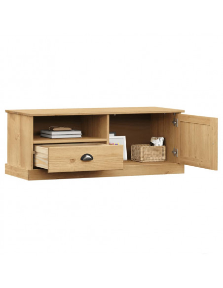 Mobile Porta TV VIGO 106x40x40 cm in Legno Massello di Pino