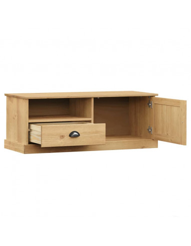 Mobile Porta TV VIGO 106x40x40 cm in Legno Massello di Pino