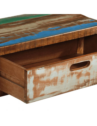 Supporto TV in Legno Massello di Recupero