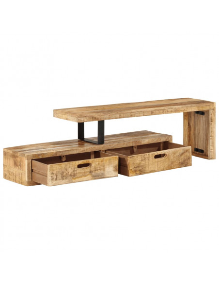 Supporto TV in Legno Massello di Mango