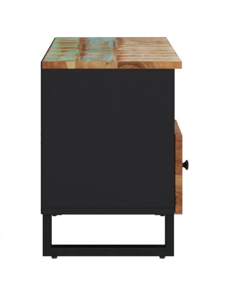 Mobile TV 100x33x46cm Legno Massello Recupero Legno Multistrato