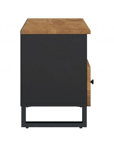 Mobile TV 100x33x46cm Legno Massello Mango e Legno Multistrato