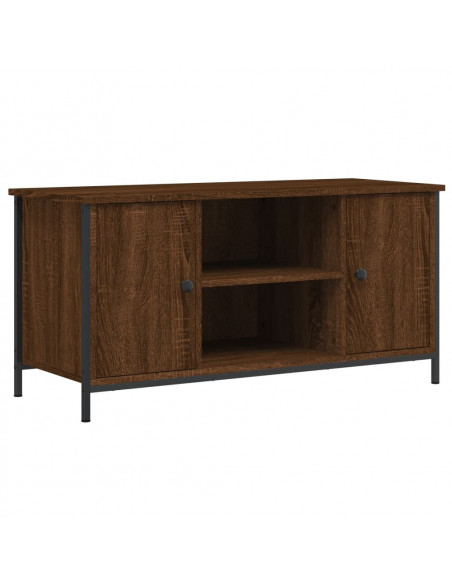 Mobile Porta TV Rovere Marrone 100x40x50 cm Legno Multistrato