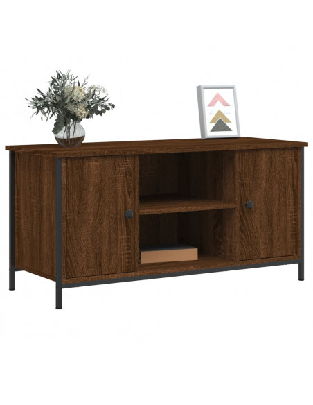 Mobile Porta TV Rovere Marrone 100x40x50 cm Legno Multistrato