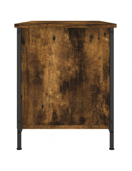 Mobile TV Rovere Fumo 100x40x50 cm in Legno Multistrato