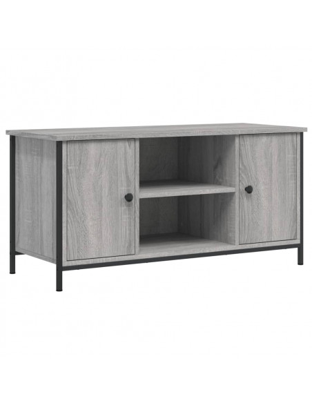 Mobile Porta TV Grigio Sonoma 100x40x50 cm in Legno Multistrato