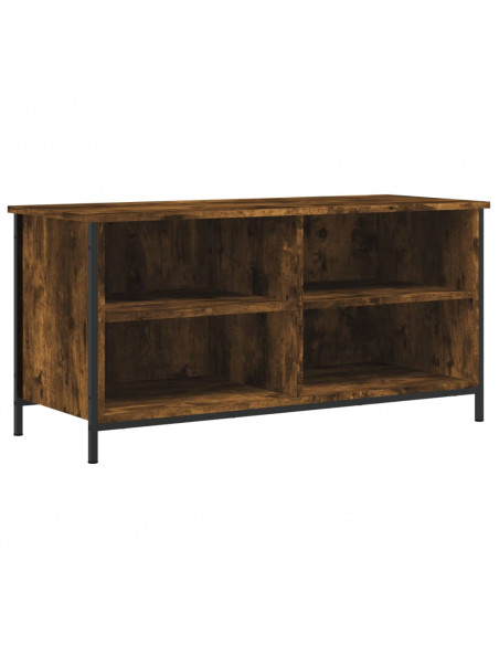 Mobile TV Rovere Fumo 100x40x50 cm in Legno Multistrato