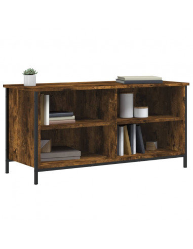 Mobile TV Rovere Fumo 100x40x50 cm in Legno Multistrato