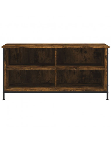 Mobile TV Rovere Fumo 100x40x50 cm in Legno Multistrato