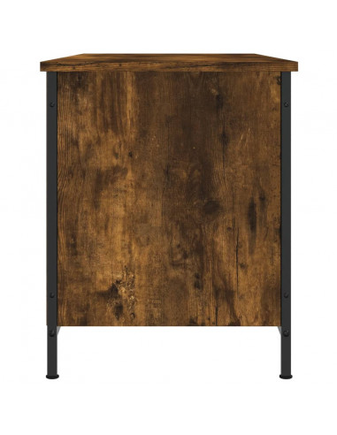 Mobile TV Rovere Fumo 100x40x50 cm in Legno Multistrato