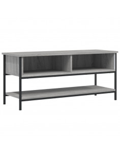 Mobile Porta TV Grigio Sonoma 100x35x45 cm in Legno Multistrato 2