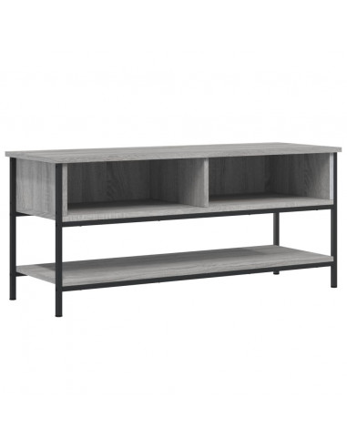 Mobile Porta TV Grigio Sonoma 100x35x45 cm in Legno Multistrato
