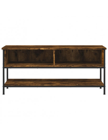 Mobile Porta TV Rovere Fumo 100x35x45 cm in Legno Multistrato