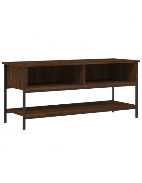 Mobile Porta TV Rovere Marrone 100x35x45cm in Legno Multistrato