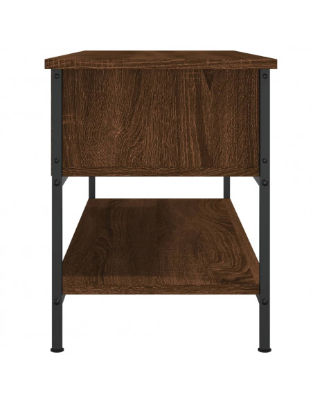 Mobile Porta TV Rovere Marrone 100x35x45cm in Legno Multistrato