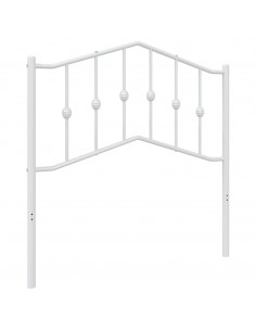 Testiera in Metallo Bianco 90 cm