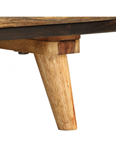 Mobile Porta TV in Legno Massello di Mango 140x30x45 cm