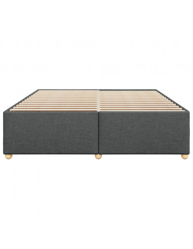 Giroletto senza Materasso Grigio Scuro 180x200 cm Tessuto