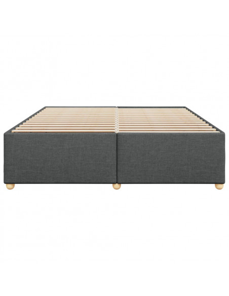 Giroletto senza Materasso Grigio Scuro 180x200 cm Tessuto