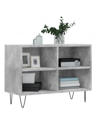 Mobile Porta TV Grigio Cemento 69,5x30x50 cm Legno Multistrato