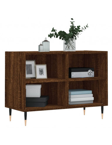 Mobile Porta TV Rovere Marrone 69,5x30x50 cm Legno Multistrato