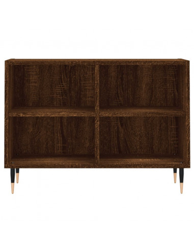 Mobile Porta TV Rovere Marrone 69,5x30x50 cm Legno Multistrato