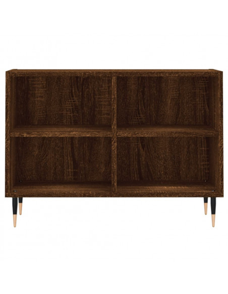 Mobile Porta TV Rovere Marrone 69,5x30x50 cm Legno Multistrato