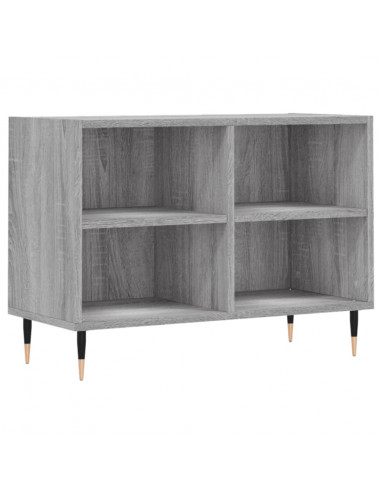 Mobile Porta TV Grigio Sonoma 69,5x30x50cm in Legno Multistrato