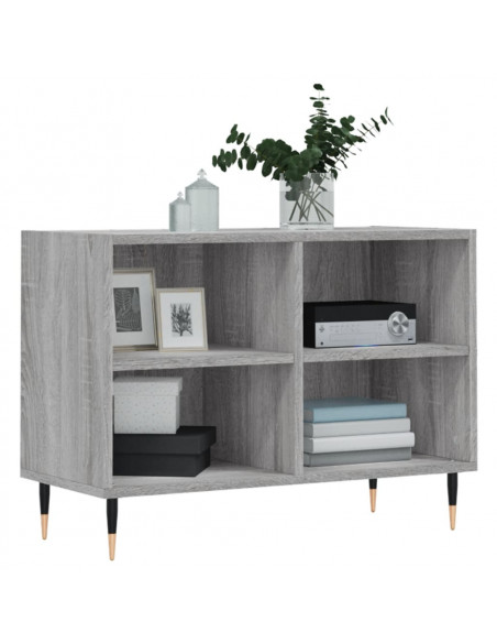 Mobile Porta TV Grigio Sonoma 69,5x30x50cm in Legno Multistrato
