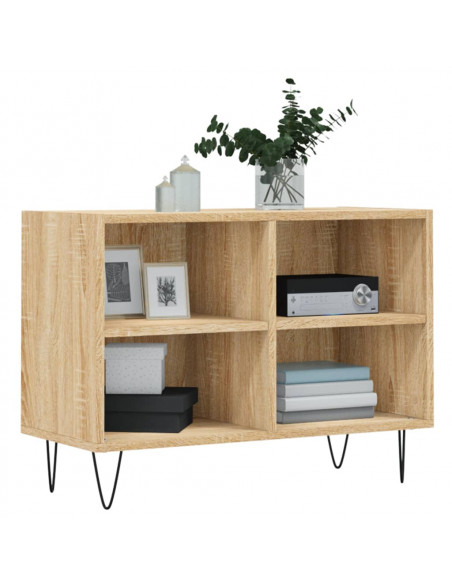 Mobile Porta TV Rovere Sonoma 69,5x30x50cm in Legno Multistrato