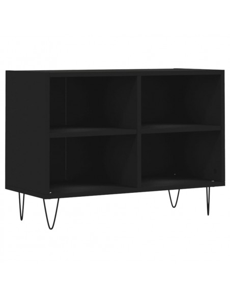 Mobile Porta TV Nero 69,5x30x50 cm in Legno Multistrato