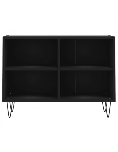 Mobile Porta TV Nero 69,5x30x50 cm in Legno Multistrato
