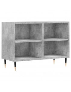 Mobile Porta TV Grigio Cemento 69,5x30x50 cm Legno Multistrato 2
