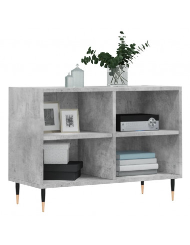 Mobile Porta TV Grigio Cemento 69,5x30x50 cm Legno Multistrato