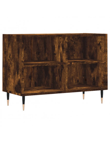 Mobile Porta TV Rovere Fumo 69,5x30x50 cm in Legno Multistrato