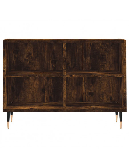 Mobile Porta TV Rovere Fumo 69,5x30x50 cm in Legno Multistrato