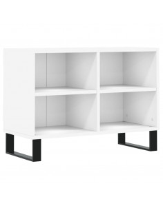 Mobile Porta TV Bianco 69,5x30x50 cm in Legno Multistrato 2