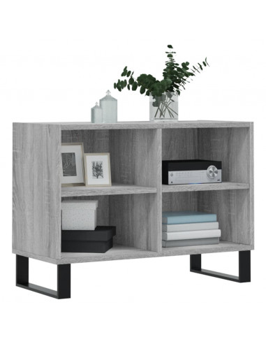 Mobile Porta TV Grigio Sonoma 69,5x30x50cm in Legno Multistrato