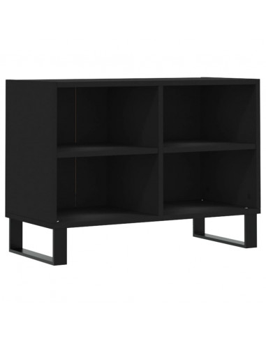 Mobile Porta TV Nero 69,5x30x50 cm in Legno Multistrato