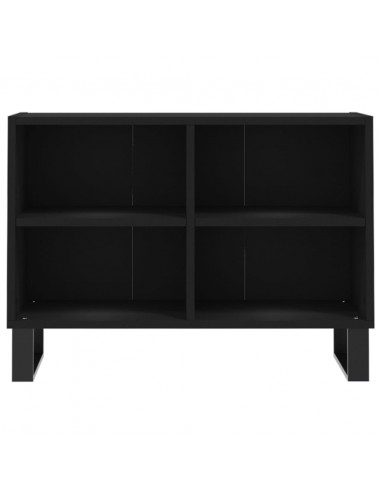 Mobile Porta TV Nero 69,5x30x50 cm in Legno Multistrato