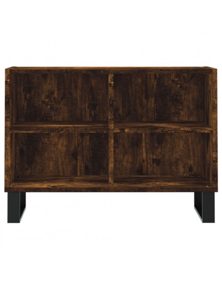 Mobile Porta TV Rovere Fumo 69,5x30x50 cm in Legno Multistrato