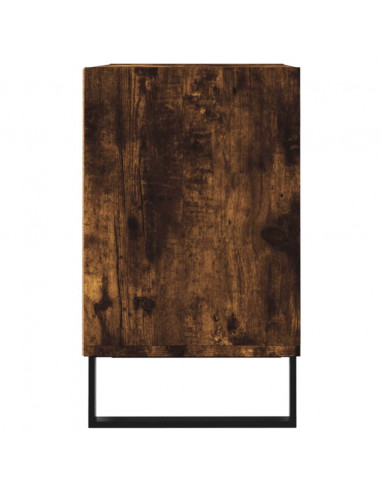 Mobile Porta TV Rovere Fumo 69,5x30x50 cm in Legno Multistrato