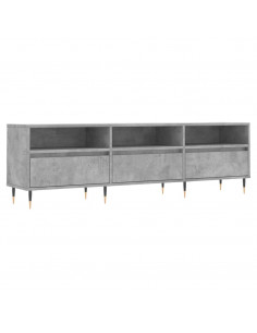 Mobile TV Grigio Cemento 150x30x44,5 cm Legno Multistrato 2