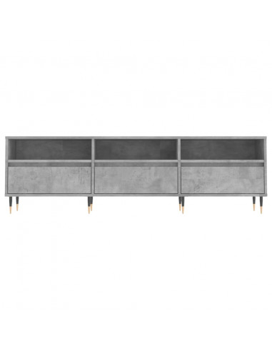 Mobile TV Grigio Cemento 150x30x44,5 cm Legno Multistrato