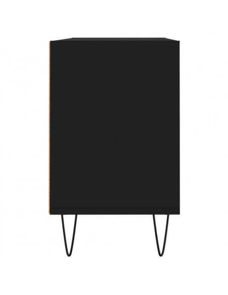Mobile Porta TV Nero 103,5x30x50 cm in Legno Multistrato