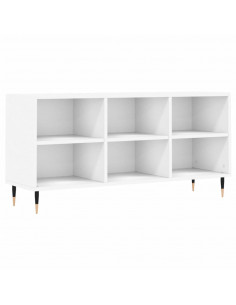 Mobile Porta TV Bianco 103,5x30x50 cm in Legno Multistrato 2