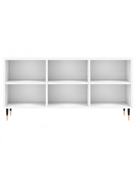Mobile Porta TV Bianco 103,5x30x50 cm in Legno Multistrato