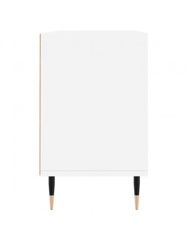 Mobile Porta TV Bianco 103,5x30x50 cm in Legno Multistrato