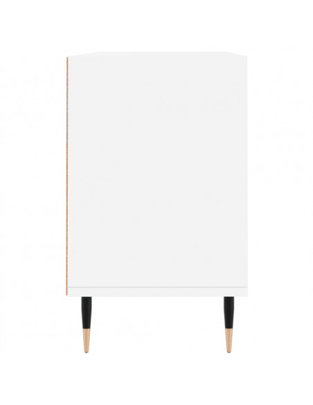 Mobile Porta TV Bianco 103,5x30x50 cm in Legno Multistrato